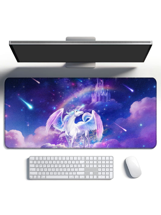 附城堡與流星的 Galaxy Pegasus 滑鼠墊