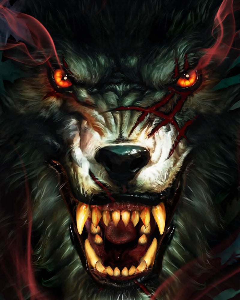 Fierce Blood Wolf