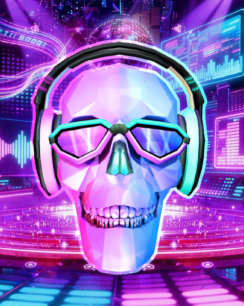 Neon Skull