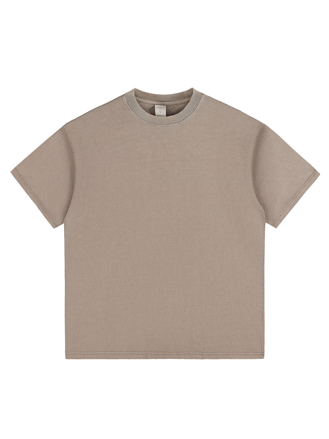 Stone-Washed Heavyweight Cotton Oversized T-Shirt