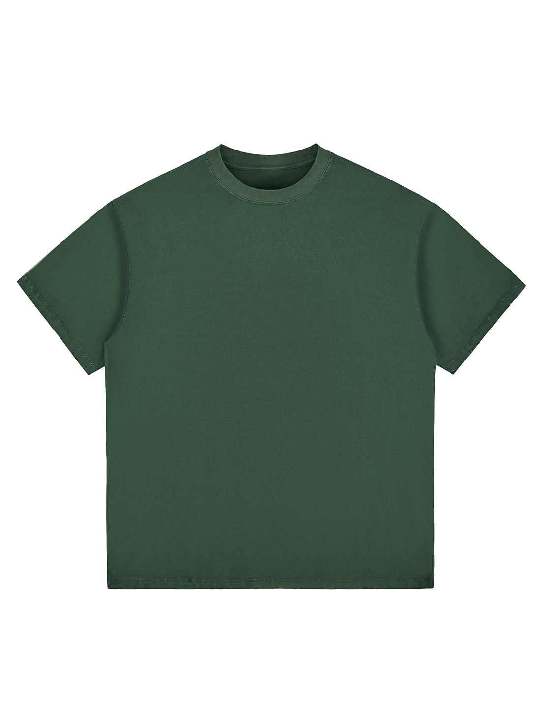 Stone-Washed Heavyweight Cotton Oversized T-Shirt