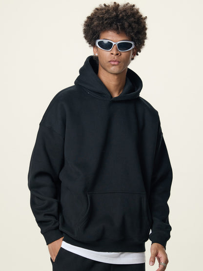 350g Fleece Vintage Streetwear Hoodie