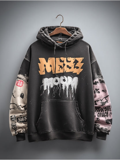 KISS BAND HOODIE WITH GRAPHIC PRINT