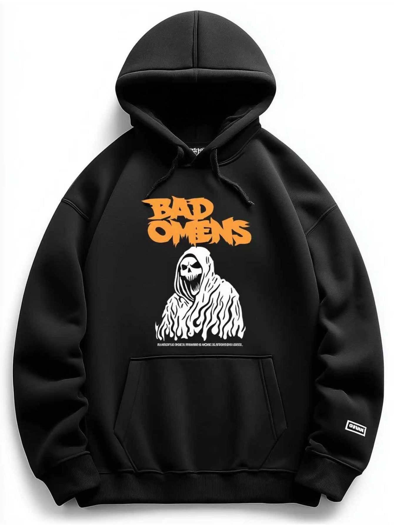 BLACK BAD OMENS HOODIE