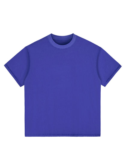 Stone-Washed Heavyweight Cotton Oversized T-Shirt