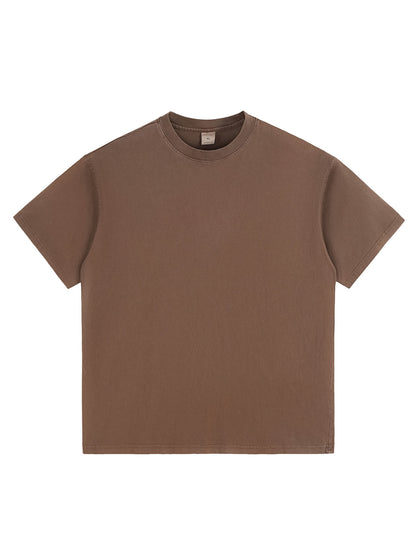 Stone-Washed Heavyweight Cotton Oversized T-Shirt