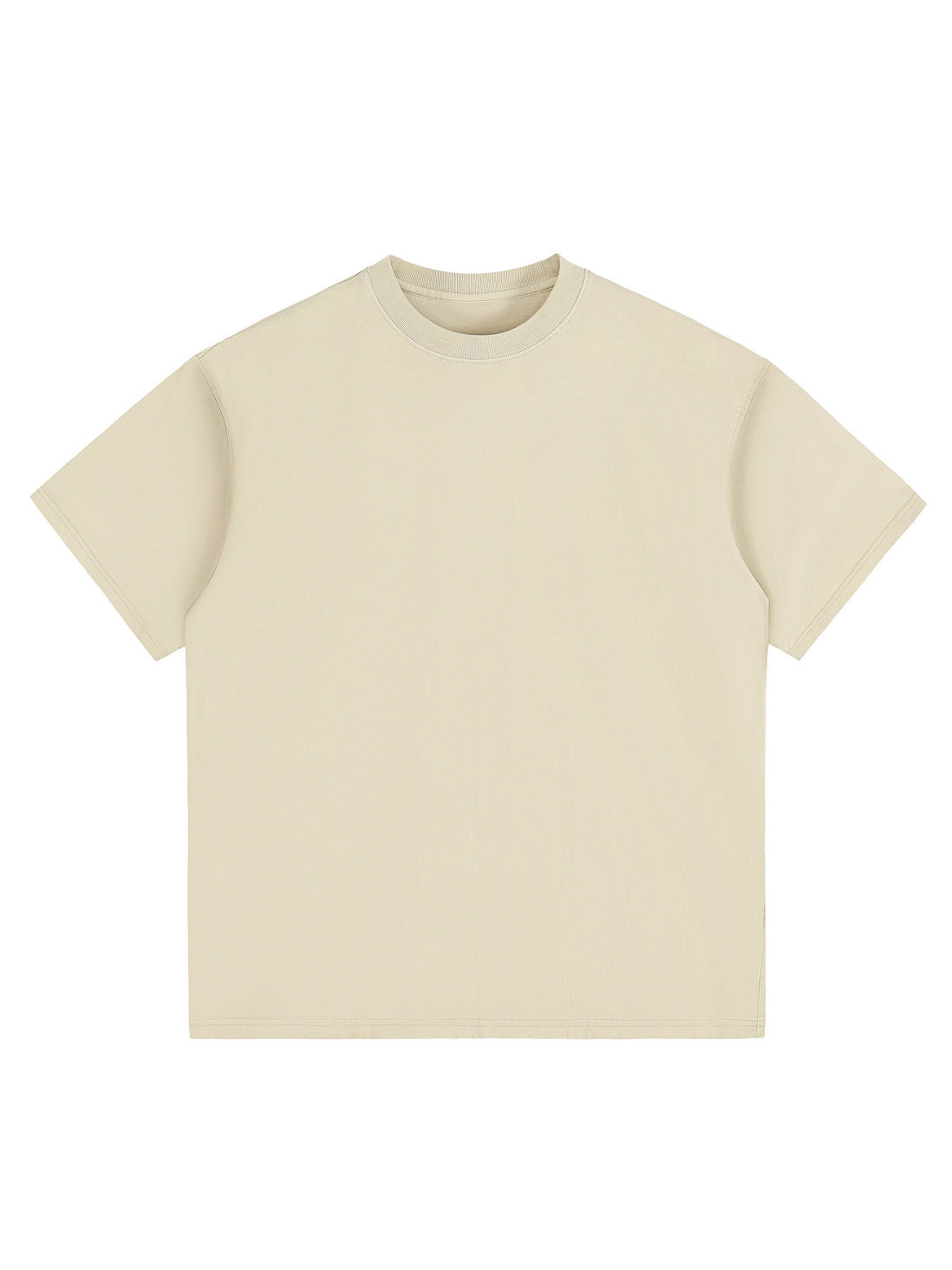 Stone-Washed Heavyweight Cotton Oversized T-Shirt